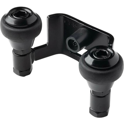 Držák PSG 60.023.9005, 60 mm, horní, pro posuvné brány (2 válečky), černý RAL9005