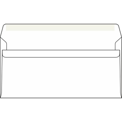 BONG Samolepicí obálka DL, 75 g/m2, 110 x 220 mm - bez okýnka dlouhá [1ks]