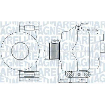 generátor MAGNETI MARELLI 063732132010