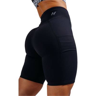 Nebbia High-waist šortky s vreckami PRIMAL 858 black