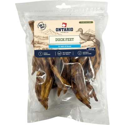Ontario Pure Nature Sušené kachní pařátky 250 g