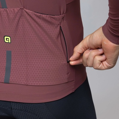 Alé R-EV1 WARM RACE burgundy