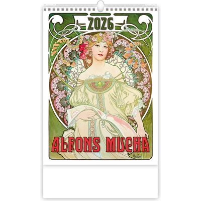 Alfons Mucha nástěnný 2026