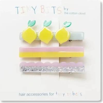 THE COTTON CLOUD Set 3 sponiek do vlasov cotton cloud lemon