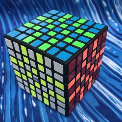 QiYi MoFangGe QiXing 7x7x7 (QiYi) Čierna