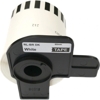 Etikety / štítky pro tiskárny BROTHER QL - typ DK-22251 - kompatibilní - 62 mm x 15,24 m, bílá, černý a červený tisk (papírová samolepící role)