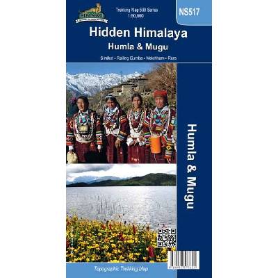 Nepa maps mapa Hidden Himalaya, Humla & Mugu 1:90 t.