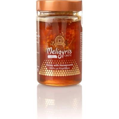 Meligyris Borovicový med z Kréty s plástem medu 450 g