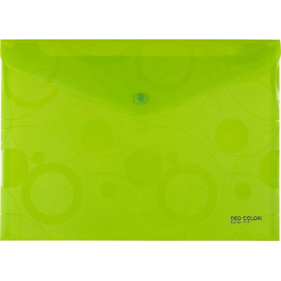 Obálka plastová s drukem Neo Colori A4 zelená 129240