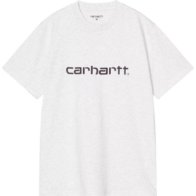 Carhartt WIP S/S Script T-Shirt Ash Heather/Cozy Purple