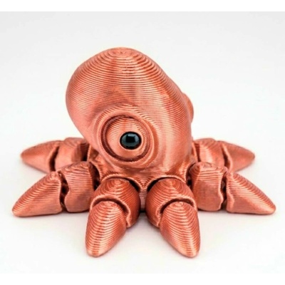Svíčkománie3D Flexi 3D miniaturka chobotnice z 3D tiskárny Lososová pastelová – Hledejceny.cz