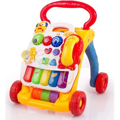 Toyz HRACÍ CHODÍTKO S HUDEBNÍ PODLOŽKOU 2v1 Blue