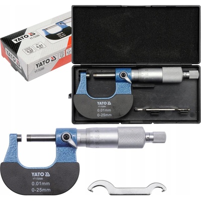 Yato vnější mikrometr s noniem 0-25mm