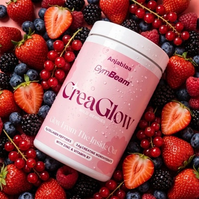 GymBeam CreaGlow Anjablaa 459 g Wild berry