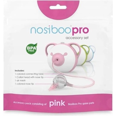 Nosiboo Sada Doplňků k Nosní Odsávačce Pink