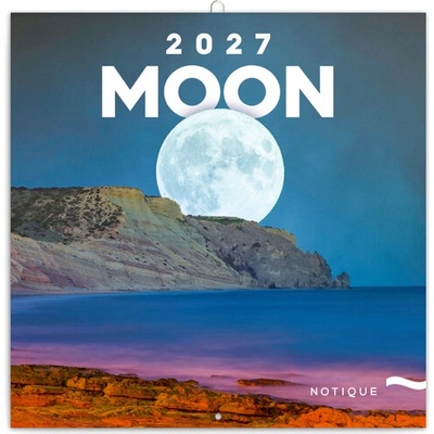 NOTIQUE Nástenný poznámkový Moon Mesiac 2027