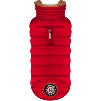 Milk&Pepper Kabát pro psy Campus Red