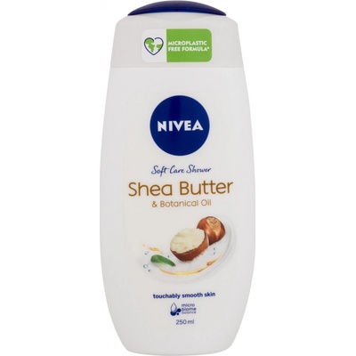 Nivea Soft Care Shower Shea Butter sprchový gel s přírodním rostlinným olejem 250 ml – Hledejceny.cz