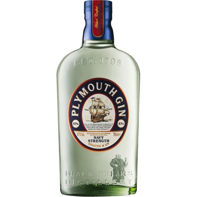 Plymouth Navy Strength 57% 0,7 l (čistá fľaša)