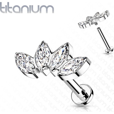 S4U Piercing do brady / ucha TITAN (1,2 x 8 mm) TIT1161-1208