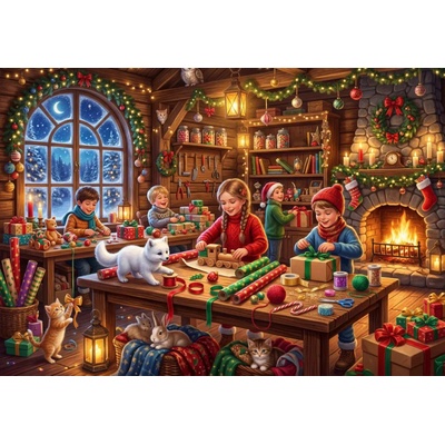 BlueBird Vianočné prípravy 1000 dielov