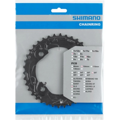 SHIMANO Prevodník na horský bicykel 24-28-36-38 10 rýchlostí Deore Shimano 36