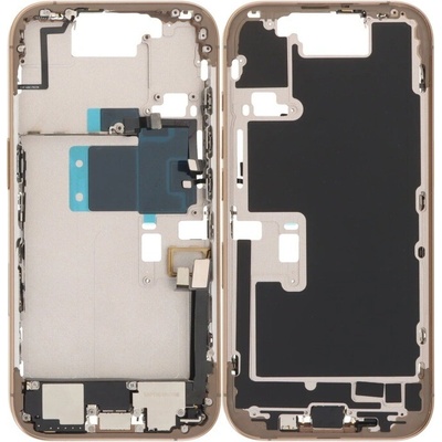 Apple iPhone 16 Pro - Střední Rám + Tlačítka Zapnutí, Hlasitosti a Kamery (Desert Titanium), Desert Titanium