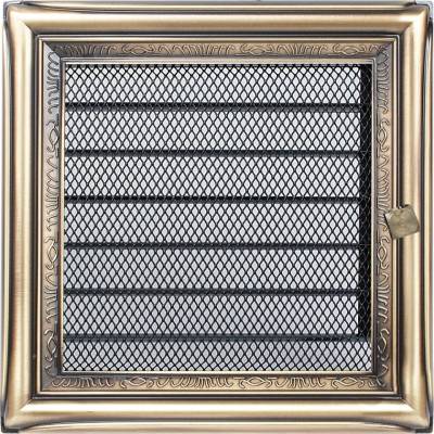 Kratki Mriežka 170 x 170 mm rustikálna s klapkou