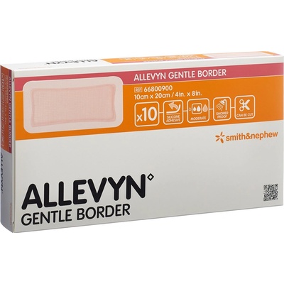 SMITH and NEPHEW Allevyn Gentle Border 10 x 20 cm 10 ks