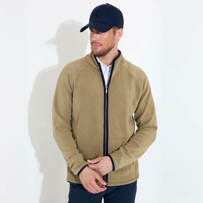 Abacus Mens Foxhills midlayer fullzip taupe