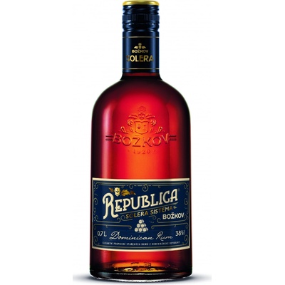 Rum Republica Sol.Sistema Božkov , 10 YO 40% 0,7 l (holá láhev)