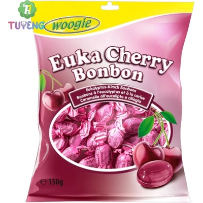 Woogie Eukalpytus cherry bonbóny 150 g