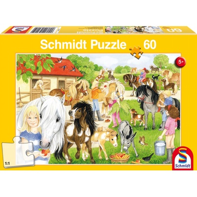 Schmidt Zábava ve stájích 60 dílků