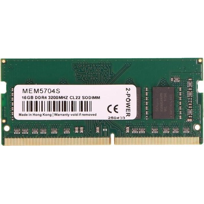 2-Power DDR4 16GB 3200MHz CL22 MEM5704S