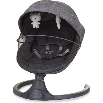 CHIPOLINO Elektrická kolébka Nest Granite