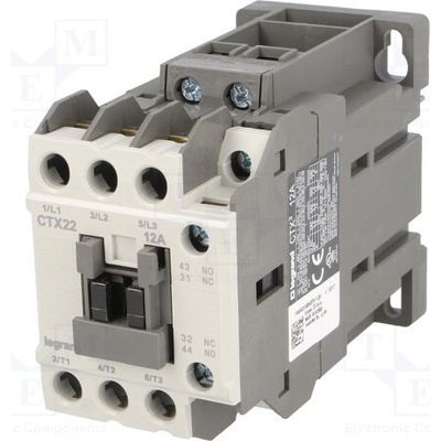 LEGRAND CTX3 3P 12A 1NO1NC 24V DC
