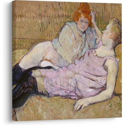 Obraz - Henri de Toulouse-Lautrec, The Sofa, reprodukcia, jednodielne 70x70 cm