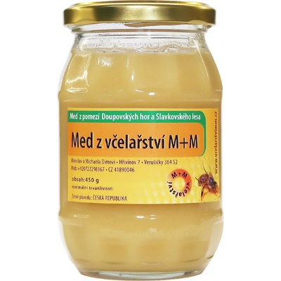 Včelařství M+M med pastový 450 g