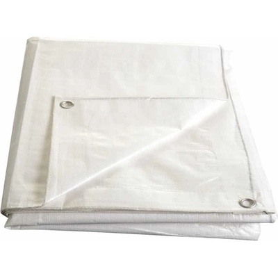 MAT plachta s oky kašírovaná 4 x 6 m 140 g/m² průhledná/bílá