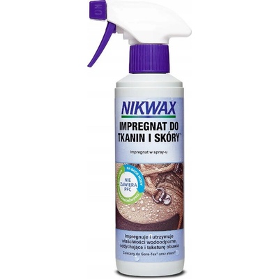 Nikwax Impregnace na obuv Látka a Kůže 300 ml