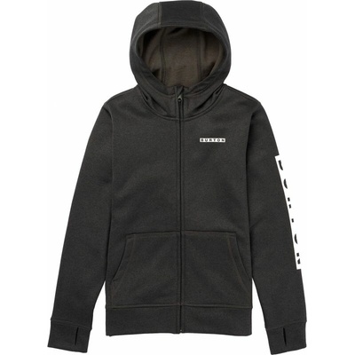 Burton mikina Oak Full-Zip Hoodie kids černá