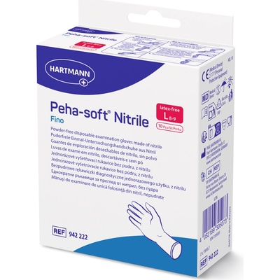 HARTMANN Rukavice vyš.Peha-soft NITRILE FINO L 10ks – Hledejceny.cz
