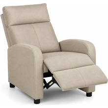 LuxuryForm DESIGN Televízne kreslo RUFO s polohovaním - béžové
