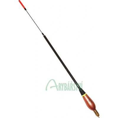 FISH BOMB Anglický splávek 3505 s odnímatelnými podložkami a anténkou 34cm 8g