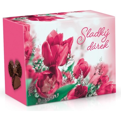 Selllot Tulipány mléčné čokoládové lanýže s vločkami z hořké čokolády 250 g