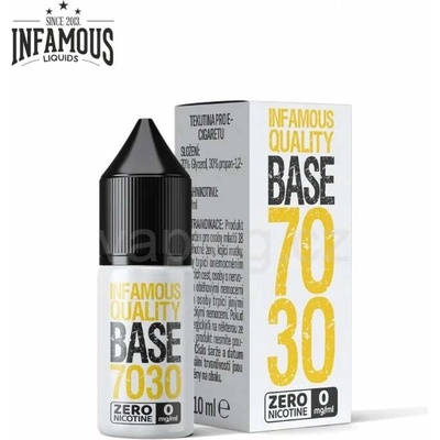 Infamous DL beznikotinová báze 70VG/30PG 10 ml