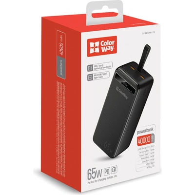 ColorWay CW-PB400LPA4BK-PDD 40 000 mAh
