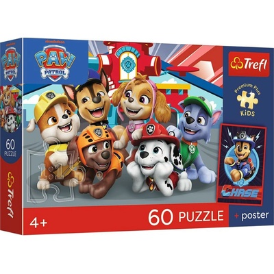TREFL Premium Plus Kids Tlapková patrola Psí odpoledne 60 dílků
