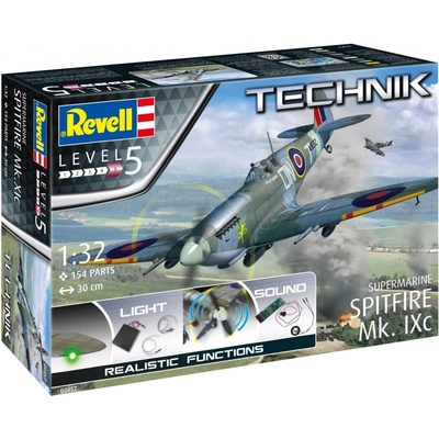 Revell Plastic ModelKit TECHNIK letadlo 00457 Supermarine Spitfire Mk.Ixc 18-00457 1:32