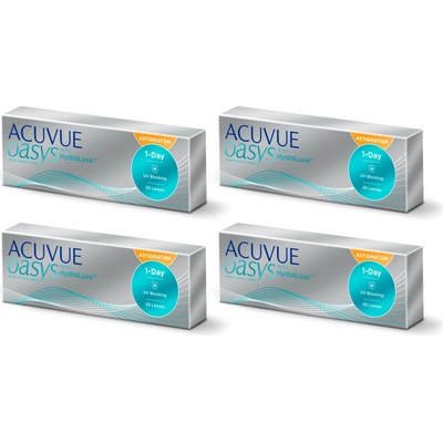 Johnson & Johnson Acuvue Oasys 1-Day with HydraLuxe for Astigmatism 30 čoček 4 ks – Hledejceny.cz